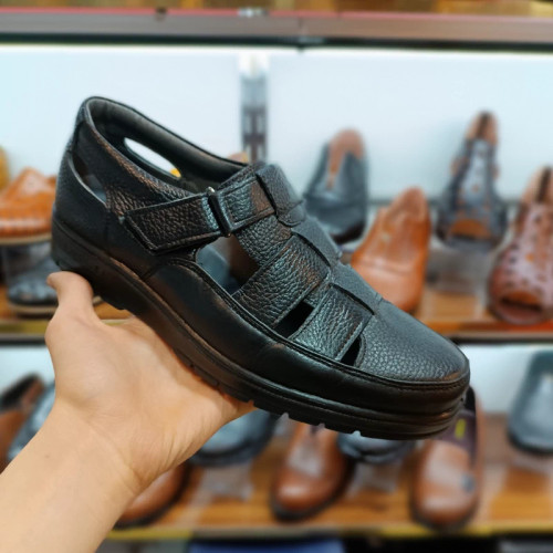 کفش تابستانی تمام چرم گاوی درجه 1 برند سلطانی