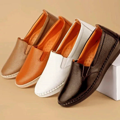 کفش زنانه تمام چرم کالج کلارک دوردوخت کد1