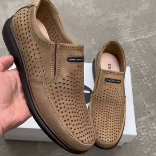 کفش تابستانه تمام چرم طبی تبریز زیر پیو دلپا در 5رنگ