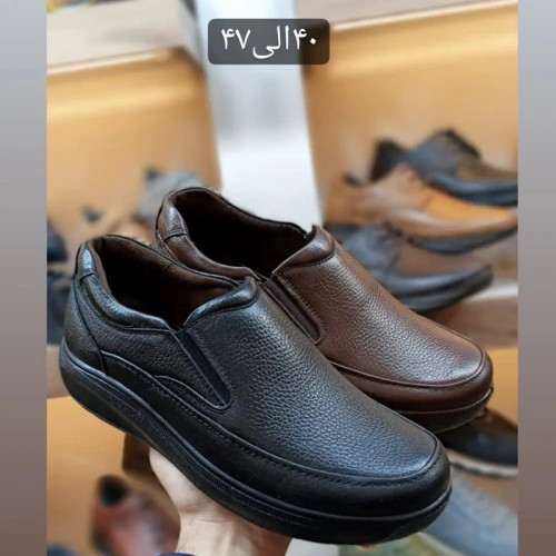 کفش مردانه بزرگپا تمام چرم طبی 40تا48