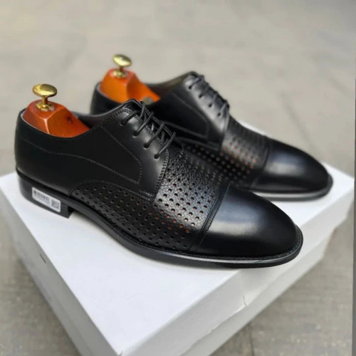 کفش سوراخ دار مجلسی مردانه تمام چرم زیره نیو لایت