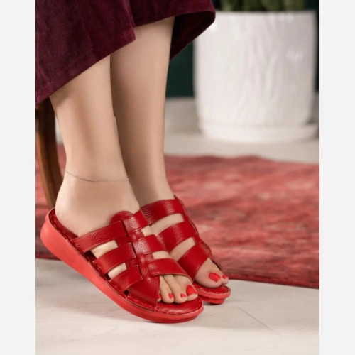 صندل زنانه تمام چرم طبی درجه 1 مدل رز