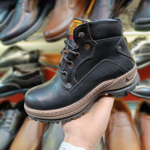 نیم بوت تمام چرم کت دو دوخت باکیفیت زیره یخ شکن ترمو