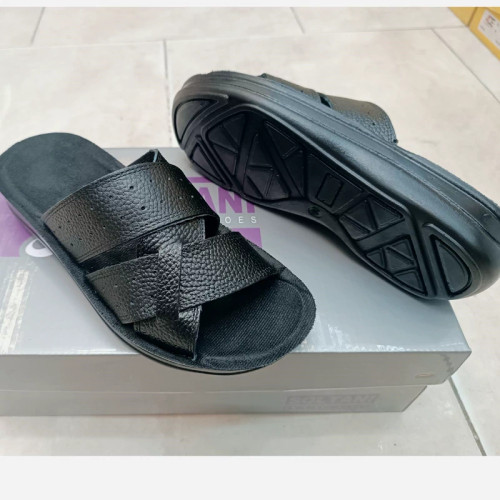 دمپایی مردانه چرم تبریز مدل سلطانی پارسا