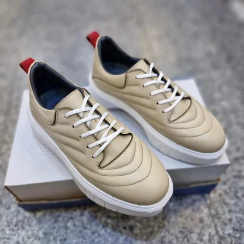 کفش اسپورتی زنانه تمام چرم مدل دلفینی