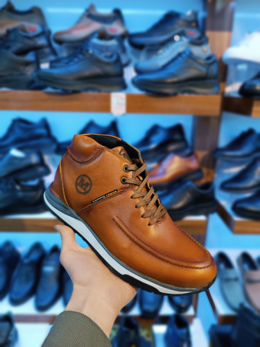 نیم بوت مردانه اسپورت زیره ترمو چرم طبیعی کد ۶۰۱