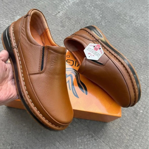 کفس کلارک مردانه تمام چرم زیره تی پیو کد ۶۳۳