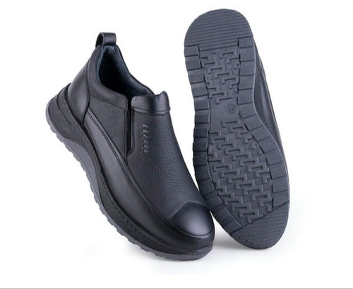 کفش چرم طبیعی اسپورت لژ دار شاسی بلند دلپا گلد کد ۷۱۰