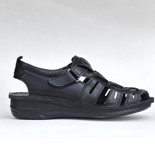 صندل مردانه چرم طبیعی مدل صبا کد ۷۱۵