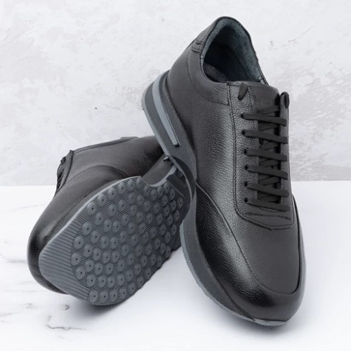 کفش اسپورت چرم مردانه مدل N1 کد ۷۲۸