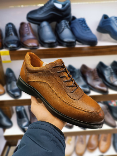 کفش اسپورت مردانه تمام چرم برند دلپا گلد کد ۷۲۹