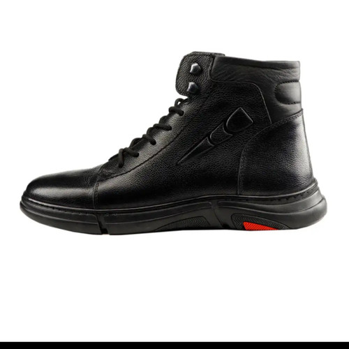 نیم بوت مردانه تمام چرم مدل s6 شمس بسیار با کیفیت