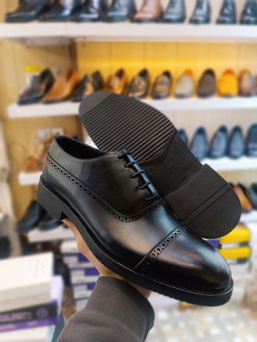 کفش مجلسی مردانه تمام چرم کد ۷۴۱