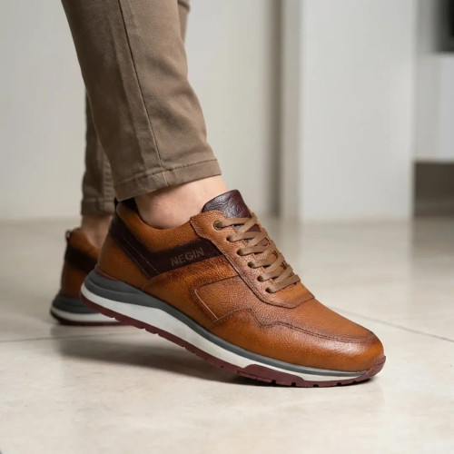 کفش اسپورت مردانه تمام چرم زیره ترمو کد806