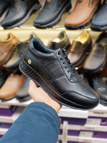 کفش اسپورتی مردانه چرم طبی سبک پر فروش مدل ماهان