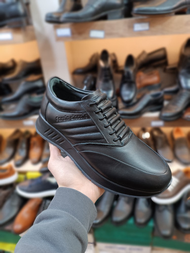 کفش مردانه تمام چرم فرزین مدل مارتین